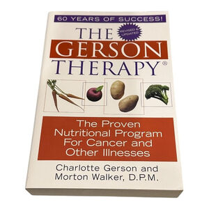 The Gerson Therapy Gerson Walker Kensington White Trade PB USA Cancer Nutrition